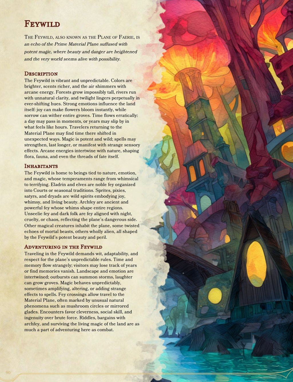 Planar Peculiarities | Monsters, Items & Species for ALL of the Multiversal Planes in D&D 5e (Digital Download)