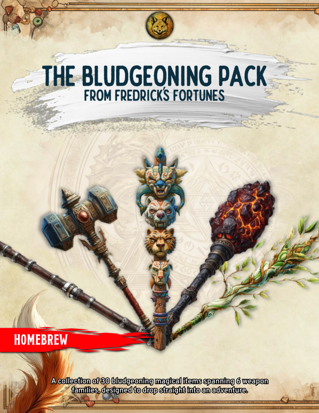 The Bludgeoning Pack | 30 New Weapons for D&D 5e (Digital Download)