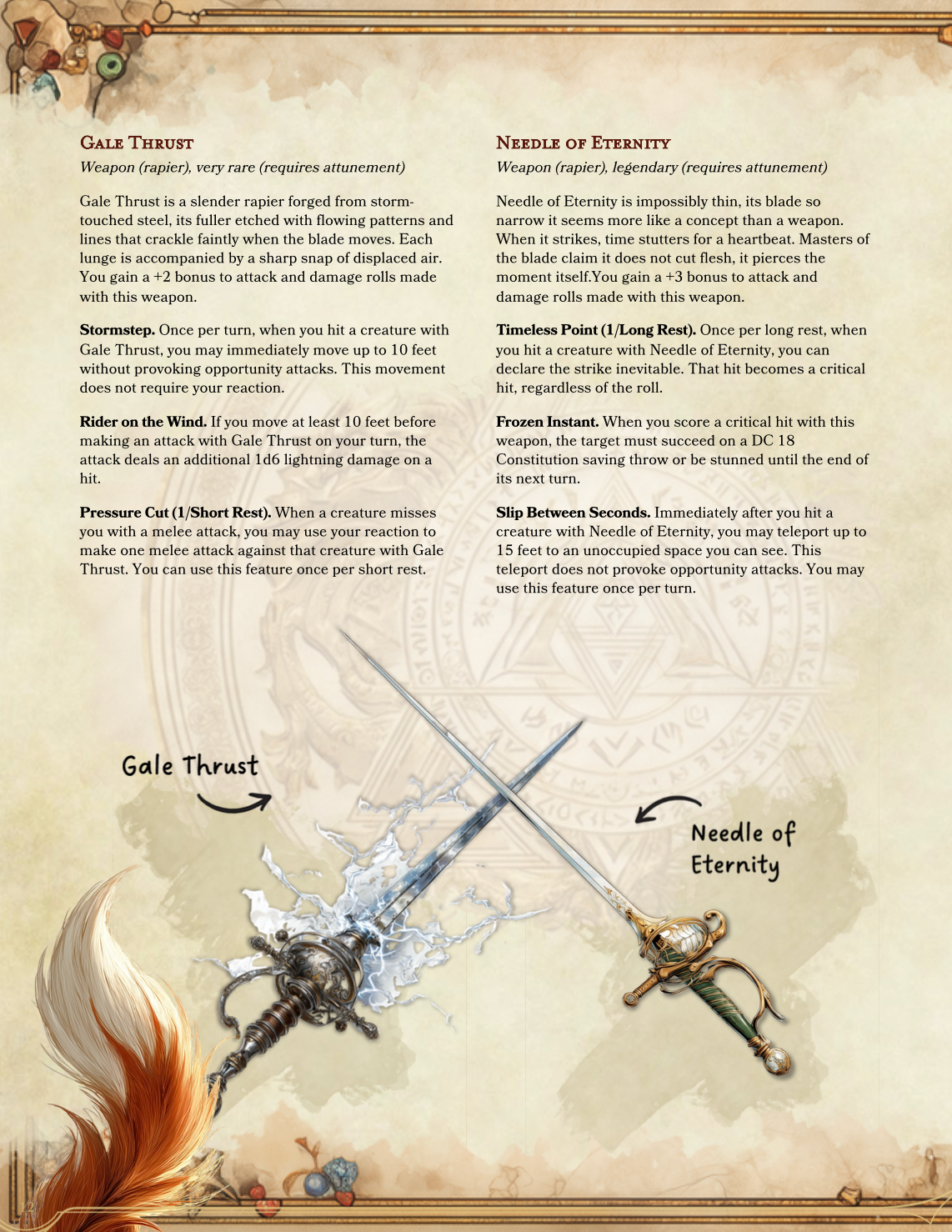 The Master's Combat Collection | 120 New Weapons for D&D 5e (Digital Download)