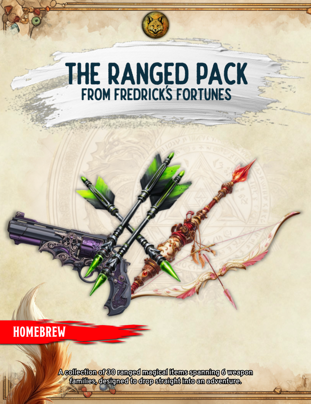 The Ranged Pack | 30 New Weapons for D&D 5e (Digital Download)