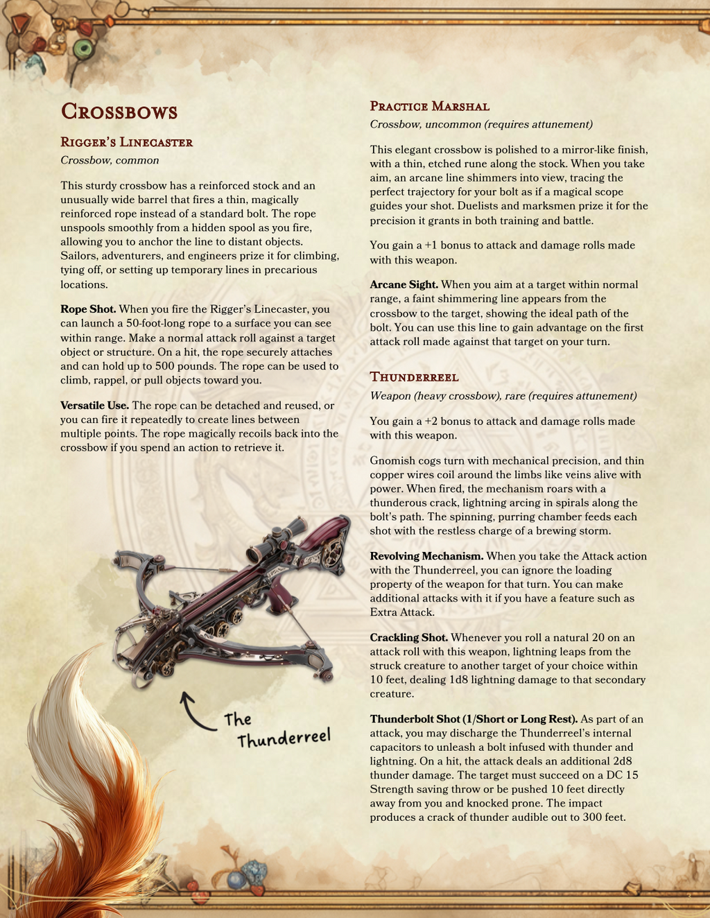 The Master's Combat Collection | 120 New Weapons for D&D 5e (Digital Download)