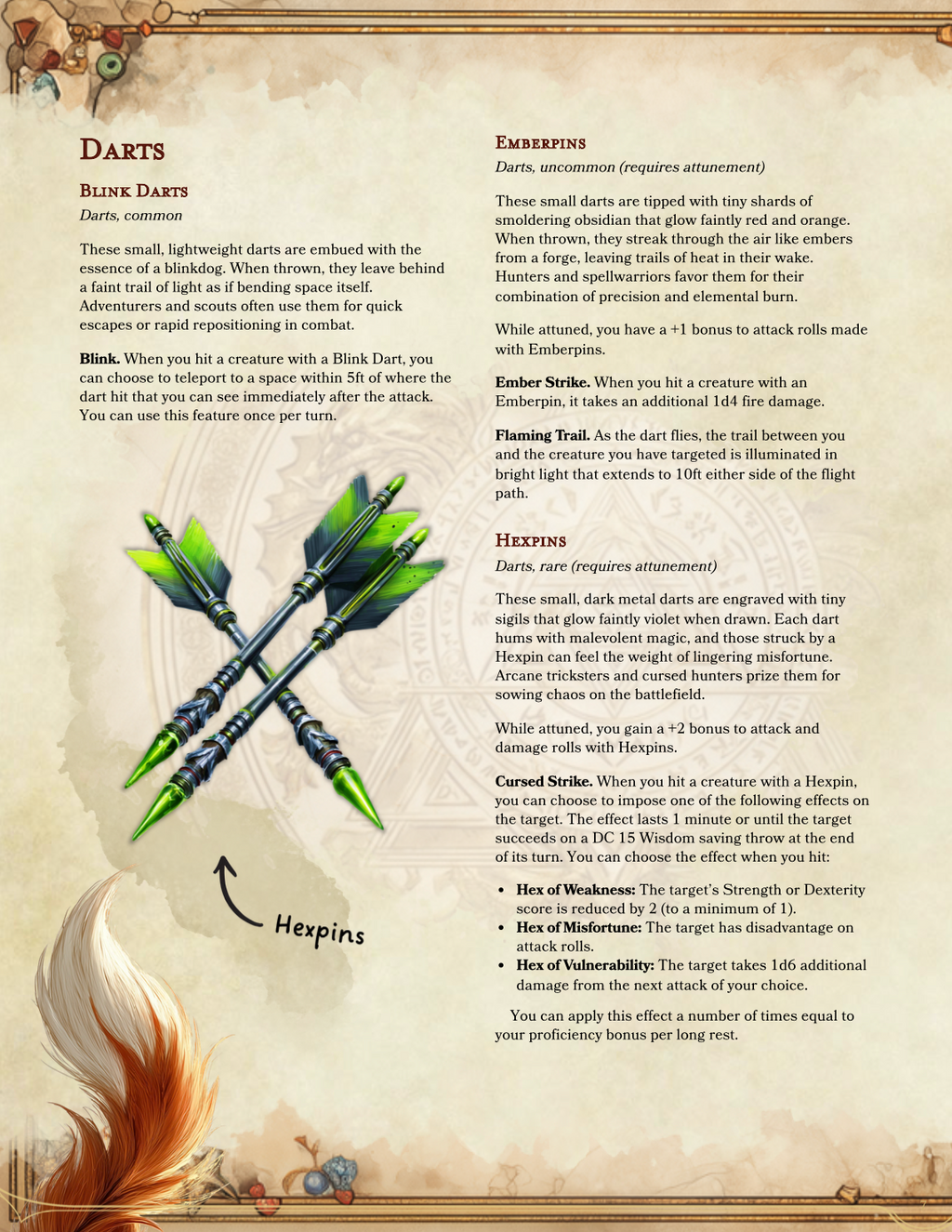 The Ranged Pack | 30 New Weapons for D&D 5e (Digital Download)