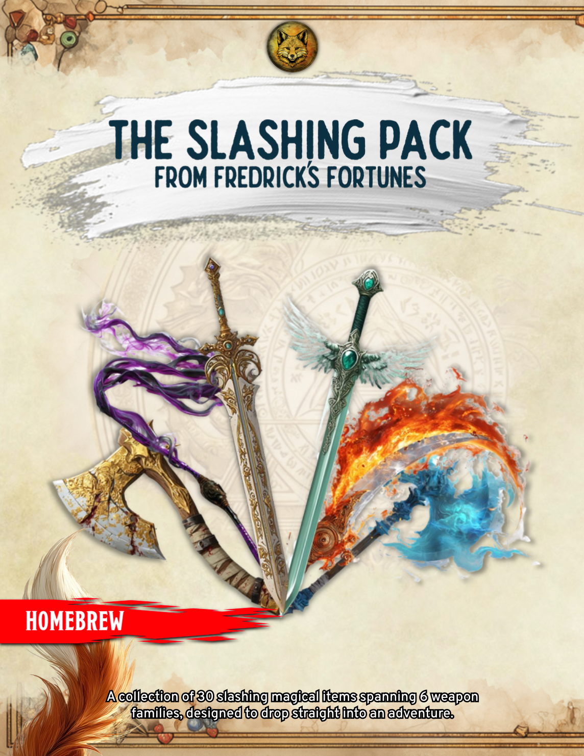 The Master's Combat Collection | 120 New Weapons for D&D 5e (Digital Download)
