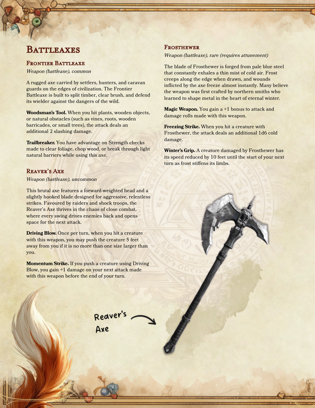 The Master's Combat Collection | 120 New Weapons for D&D 5e (Digital Download)