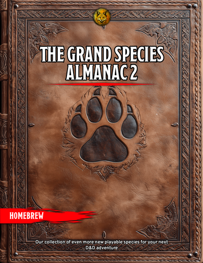 Grand Species Almanac 2 | Even More Playable New Species for D&D (Digital Download)