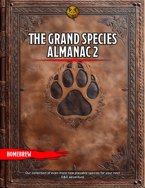 Grand Species Almanac 2 | Even More Playable New Species for D&D (Digital Download)