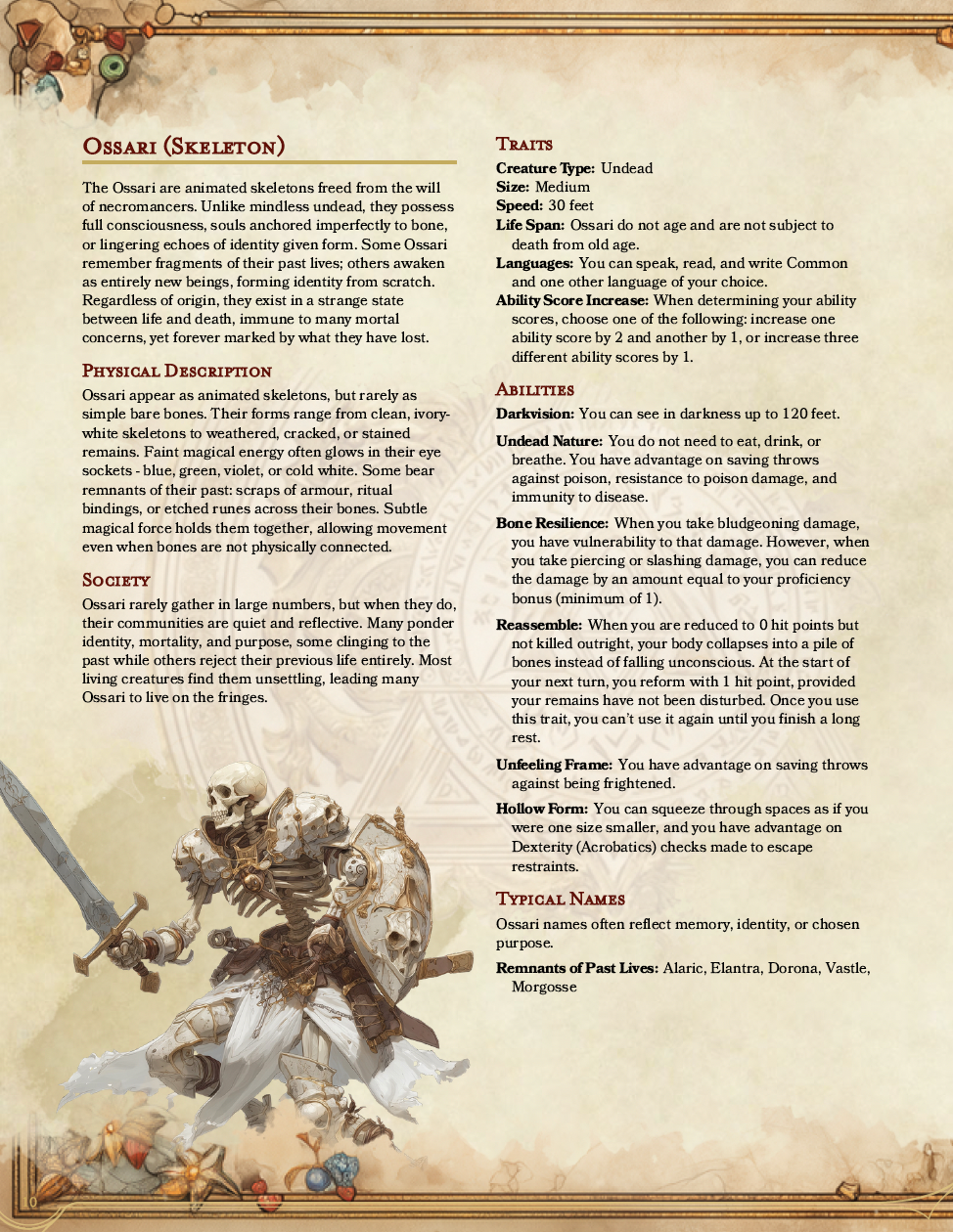 Grand Species Almanac 2 | Even More Playable New Species for D&D (Digital Download)