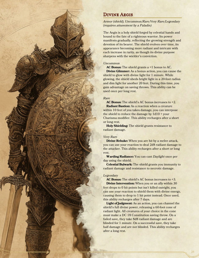 The Ascendant Asortium | 70+ New Levelling Up Items for D&D (Digital Download)