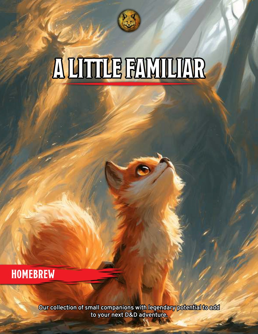 A Little Familiar, 29 D&D 5e familiars with legendary forms, book cover