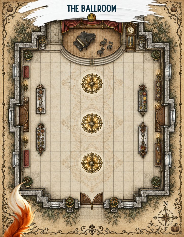 The Monster Mash Ballroom battle map
