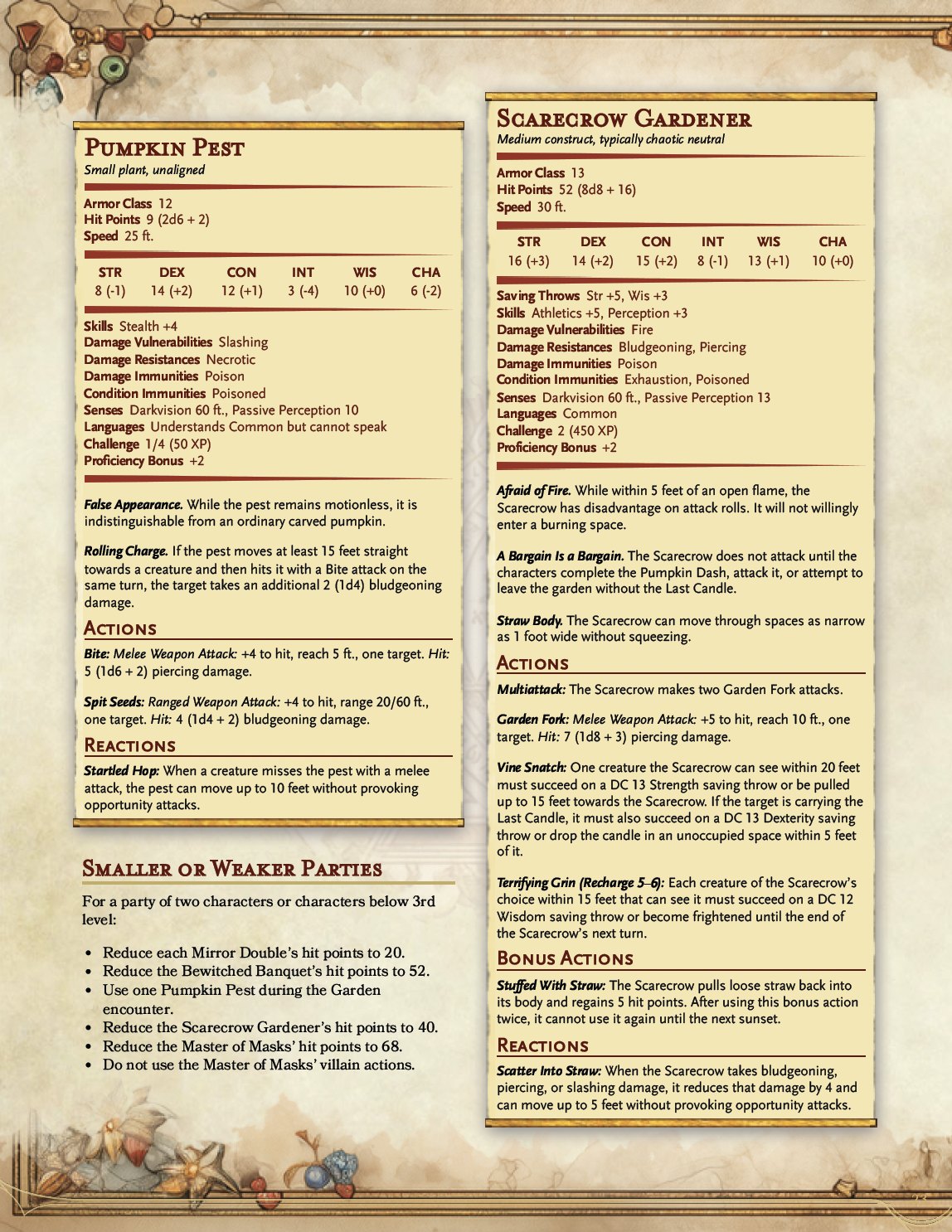 The Monster Mash | A Halloween One Shot Adventure for D&D